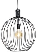 Eettafel / Eetkamer Design hanglamp zwart 50 cm - Wire Dos Design E27 rond Binnenverlichting Lamp