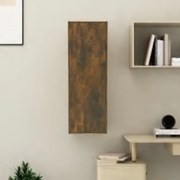 vidaXL Tv-meubel 30,5x30x90 cm bewerkt hout gerookt eikenkleurig