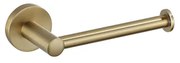Fortifura Calvi toiletrolhouder/reserverolhouder - zonder klep - rond - PVD - Geborsteld messing (goud) SW639941