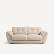 3-zits slaapbank van bouclé stof Edgar