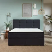 Boxspring Met Opbergruimte 180x200 Donkerblauw