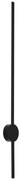 Moderne wandlamp zwart 100cm incl. LED dimbaar - Clockwise Modern rond Binnenverlichting Lamp