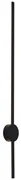 Moderne wandlamp zwart 100cm incl. LED dimbaar - Clockwise Modern rond Binnenverlichting Lamp