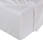 Hoeslaken molton - badstof matrasbeschermer - 90x200 - wit