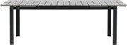 The Outsider Uitschuifbare Tuintafel - Thijs -  230/310cm  - Zwart/Grijs - The Outsider