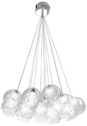 Plafondlamp hangende glazen bollen APP561-13CP