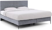 Goossens Boxspring Ease One Incl. Matras, Vlak 140 x 200 cm (=2x 70 x 200 cm) met hoofdbord + 2x matras shapes 1