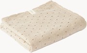 Handgebreide baby deken Biscuit
