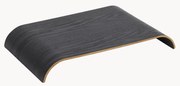 Eikenhouten tafelblad Curva voor wandrek