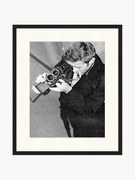 Ingelijste print James Dean met camera