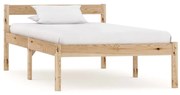 vidaXL Bedframe massief grenenhout 90x200 cm