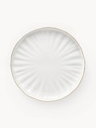 Porseleinen dinerborden Sali met reliëfpatroon, 2-delig
