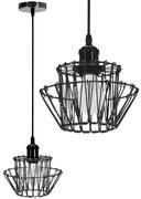 Hangende Plafondlamp APP941-1CP Set Zwart 36cm