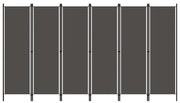 vidaXL Kamerscherm met 6 panelen 300x180 cm antraciet