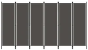 vidaXL Kamerscherm met 6 panelen 300x180 cm antraciet