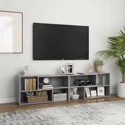 vidaXL Tv-meubel 149x30x52 cm spaanplaat betongrijs