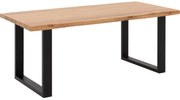 Goossens Eettafel Blade, Boomstamblad 200 x 100 cm 5 cm dik