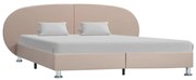 vidaXL Bedframe kunstleer cappuccino 120x200 cm