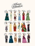 Ilustratie Women of Literature, Nour Tohme