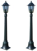 vidaXL Tuinlampen 2 st Preston 105 cm