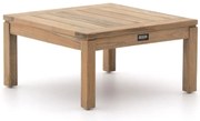 Bijzettafel tuin ROUGH  | Vierkant  | Tuintafel Teakhout | 65x65cm | Kees Smit Tuinmeubelen