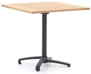 + 10% kassakorting | Inklapbare tafel Bellagio | Vierkant | Tuintafel Teakhout | 80x80cm | 2 personen | Kees Smit Tuinmeubelen
