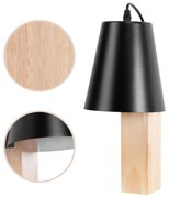 LAMPA ŚCIENNA KINKIET LOFT APP1279-1W BLACK