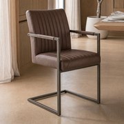 Tower Living Armstoel Donkerbruin Ferro