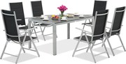 Aluminium tuinmeubelen polywood Verona voor 6 personen Garden Point