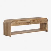 Tv-meubel 165x40 Cm Met Opbergruimte Van Mangohout Shelby Mangohout - Sklum