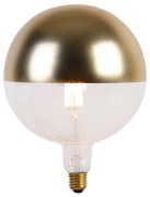 E27 dimbare LED lamp G200 kopspiegel goud 6W 360 lm 1800K rond