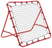 vidaXL Voetbal kickback rebounder verstelbaar 100x100 cm