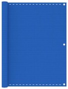 vidaXL Balkonscherm 120x400 cm HDPE blauw