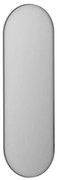 INK SP20 Spiegel - 60x4x180cm - ovaal - in stalen kader - aluminium rvs geborsteld 8408983
