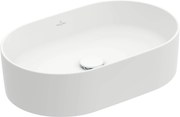 Villeroy & Boch Collaro Opzetwastafel 56x36x14,5cm Stone White CeramicPlus
