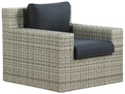 Tuinstoel Wicker Grijs-antraciet Garden Collections Amico