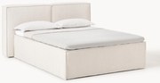 Bouclé boxspring bed Lennon