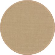 Vloerkleed Sisal Sana Rond Creme Grijs