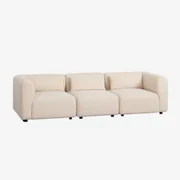 Fogler 3-delige Modulaire Bank Chenille Crème Beige - Sklum