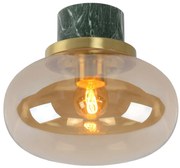 Lucide Lorena plafondlamp 23cm 40W groen donker