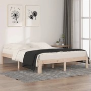 vidaXL Bedframe massief hout 150x200 cm 5FT King Size