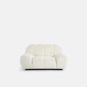 XL fauteuil, dik fluweel, Nuria