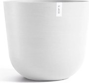 Ecopots bloempot Oslo 75 - Rond - Pure White -Ø75 x H65 cm