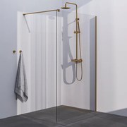 BRAUER Gold Season Inloopdouche - helder glas - 130x200cm - goud geborsteld GS-ISMP1H130200GG