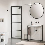 Sealskin SOHO draaideur rechts incl. antikalk 90x210cm zwart