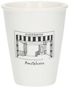 Gevel mok, Amstelveen, porselein, 200 ml