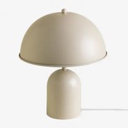 Haile Metalen Tafellamp Tapioca Beige - Sklum