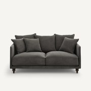 3-zits compacte fluwelen zetel, Lazare