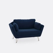 Fauteuil XL in fluweel Topim