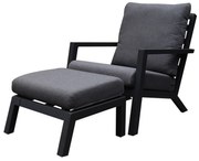 Malaga lounge balkonset 2 delig antraciet aluminium